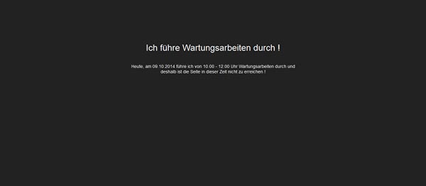 wordpress komponenten underconstruction