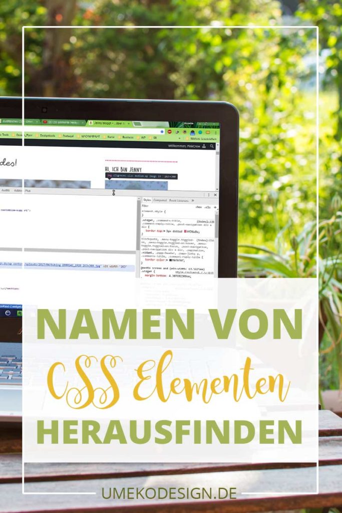 Namen von CSS Elementen herausfinden