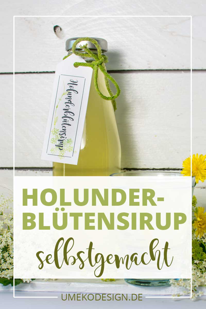 Holunderblütensirup