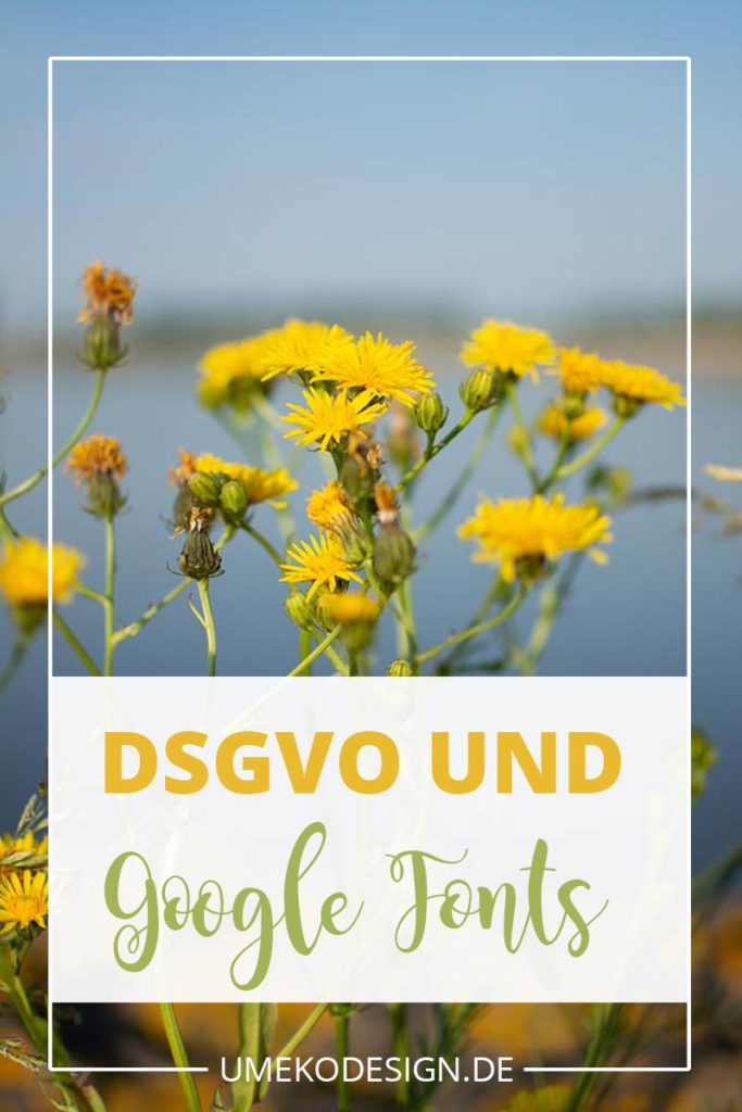 DSGVO Google fonts