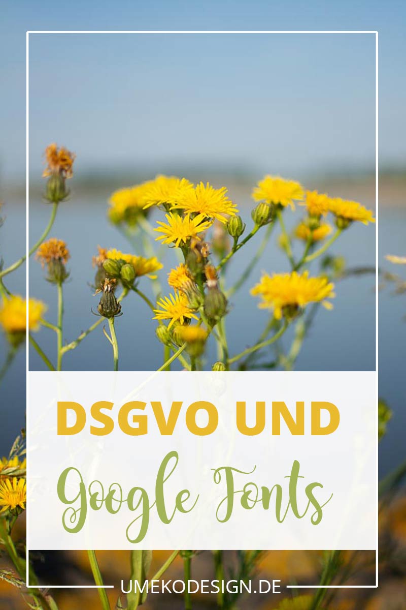 DSGVO Google fonts