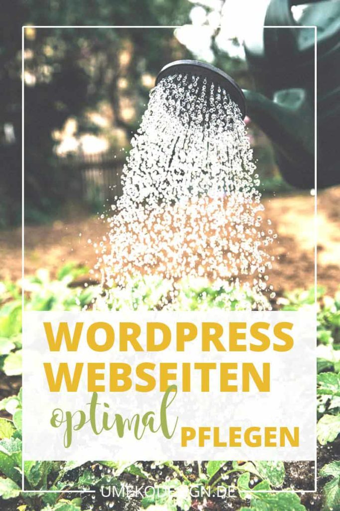Wordpress Webseiten pflegen